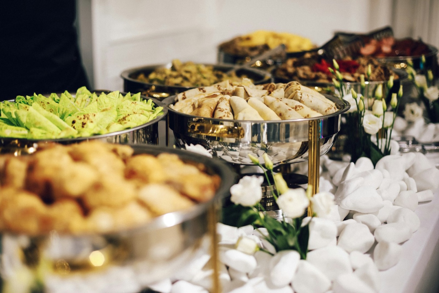 Food & service at Constitution Marquee